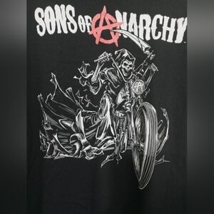 Sons Of Anarchy Road Gear Grim Reaper Biker Short Sleeve T Shirt XL